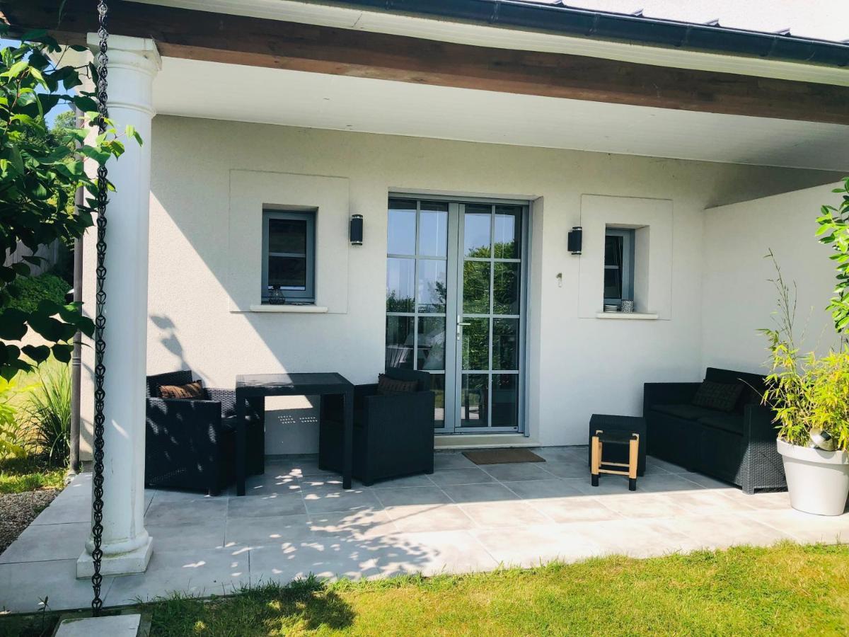 Bel Air Studios-Terrasse Couverte-Jardinet-Vue Pont De Normandie-Parking Prive Онфльор Екстериор снимка