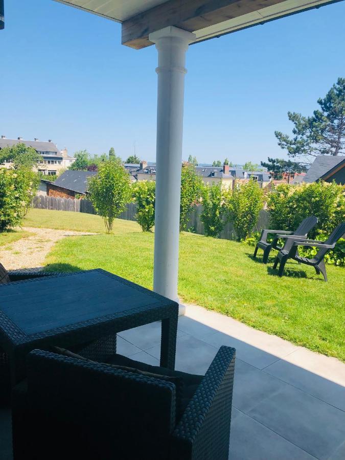 Bel Air Studios-Terrasse Couverte-Jardinet-Vue Pont De Normandie-Parking Prive Онфльор Екстериор снимка